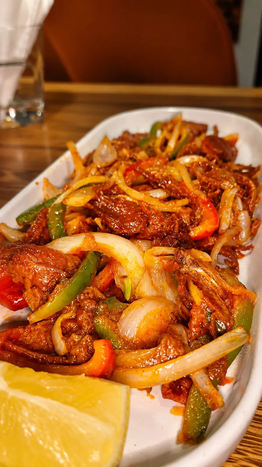 Carne con Pimientos